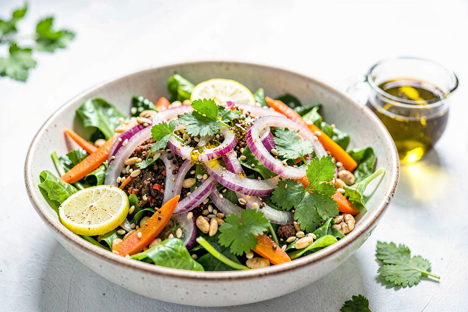 Alicha-Style Raw Onion Salad with Spicy Berbere Oil