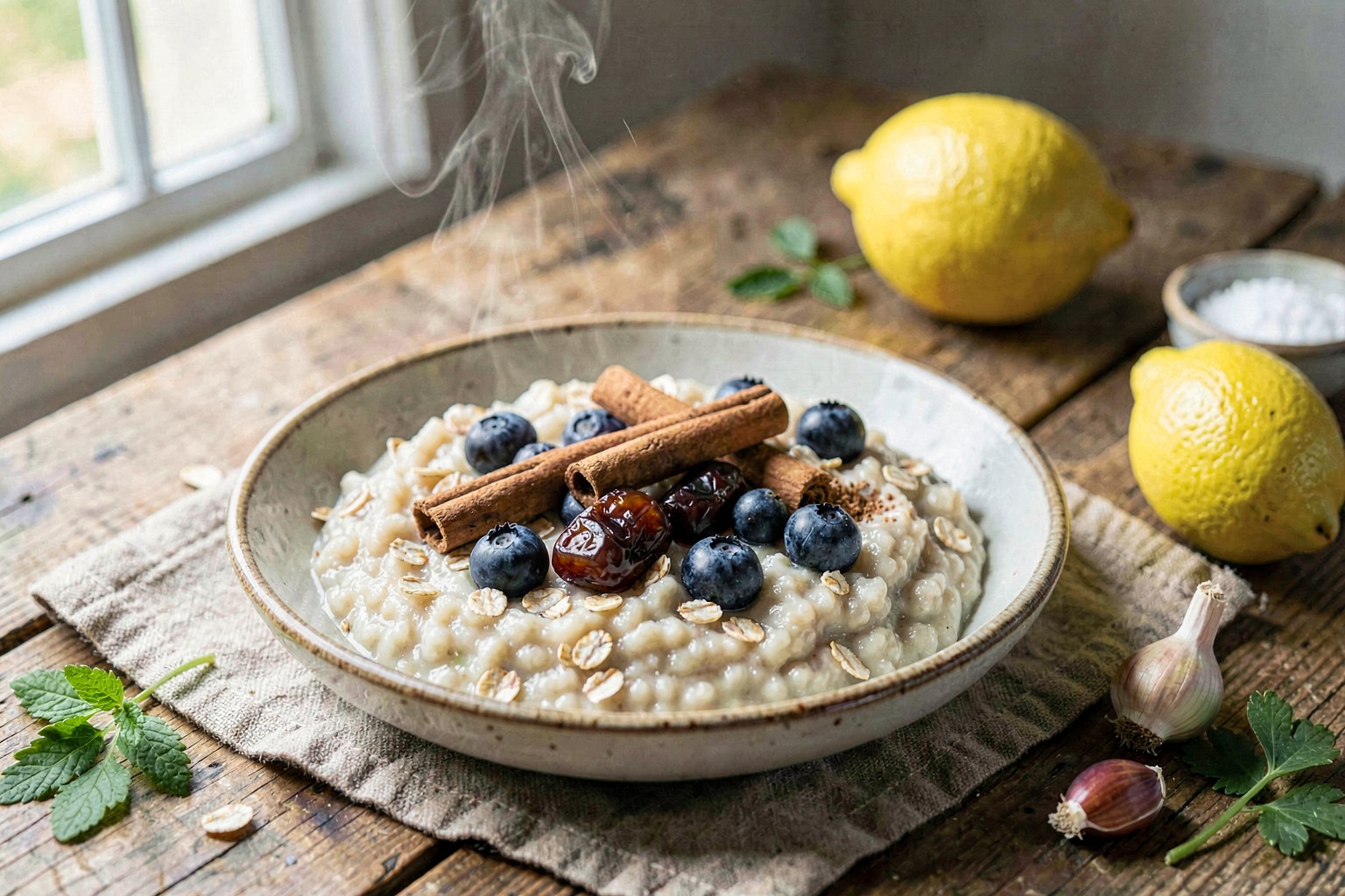 Blåbärsgröt (Nordic Clean Blueberry Porridge)