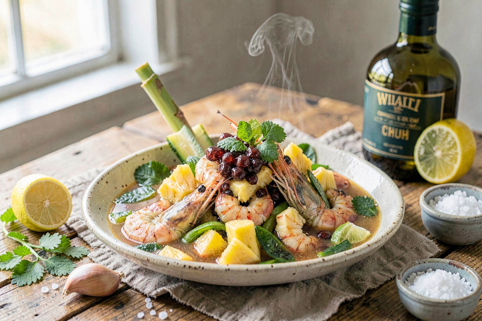 Wild-Caught Shrimp Canh Chua with Pineapple & Tamarind