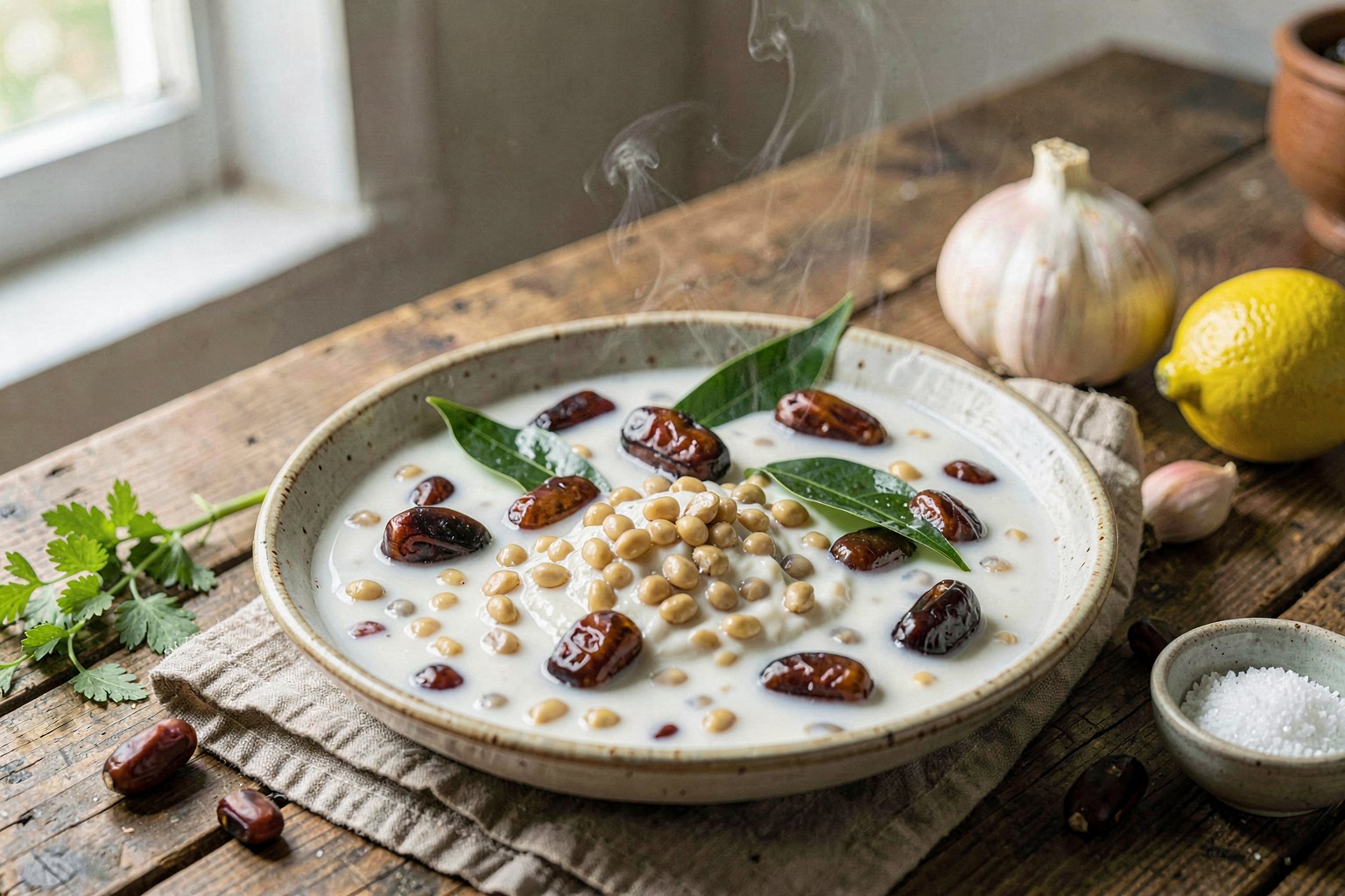 Traditional Vietnamese Mung Bean Chè with Lotus Seeds