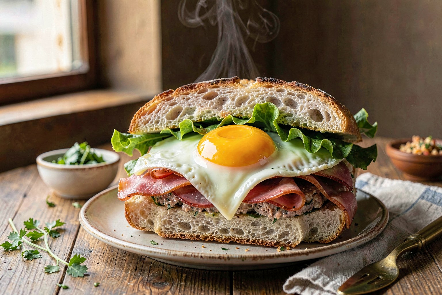 Sanduíche da Fazenda (Portuguese Farm-Style Sandwich)