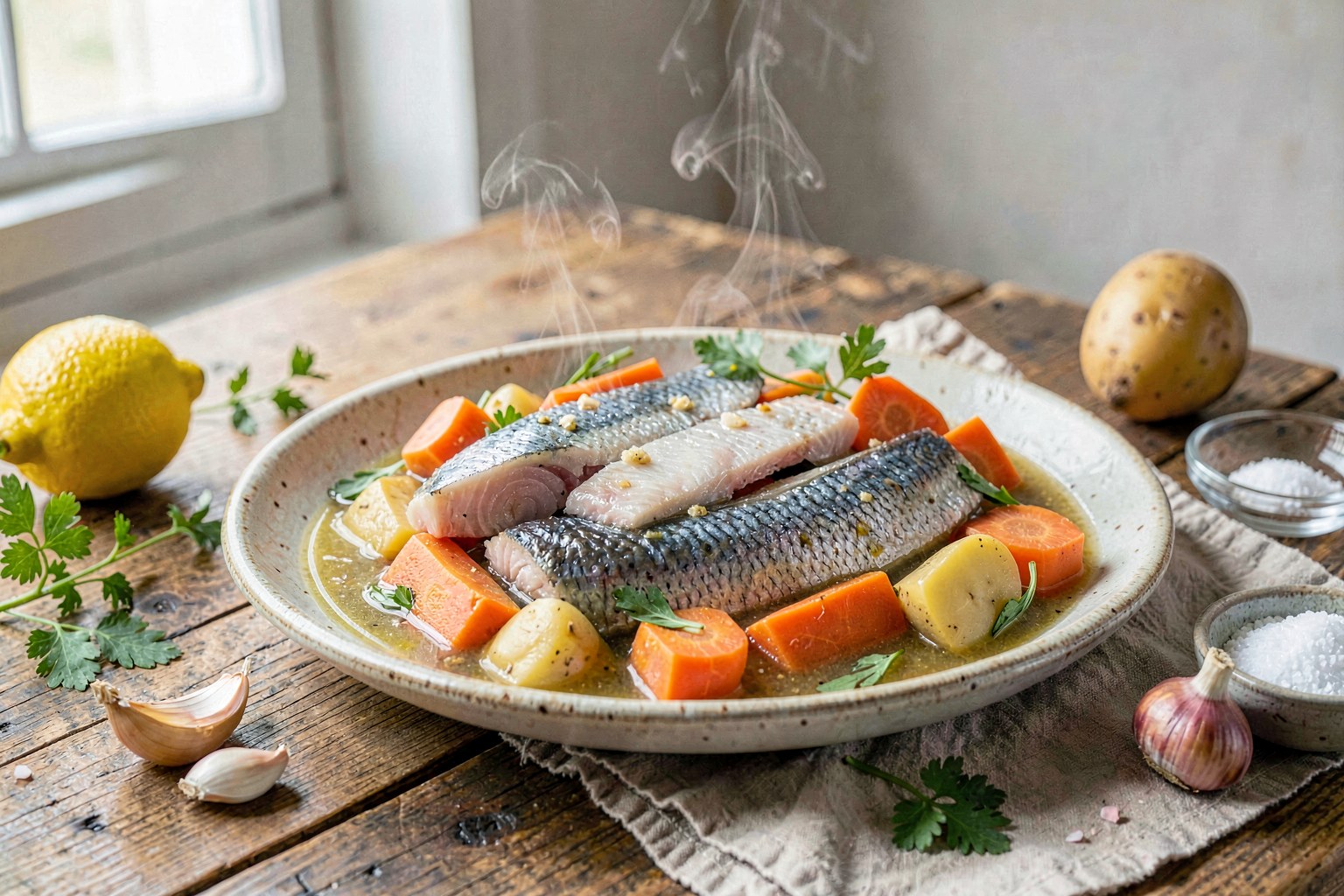 Fiskegratong (Nordic Clean Fish Stew)