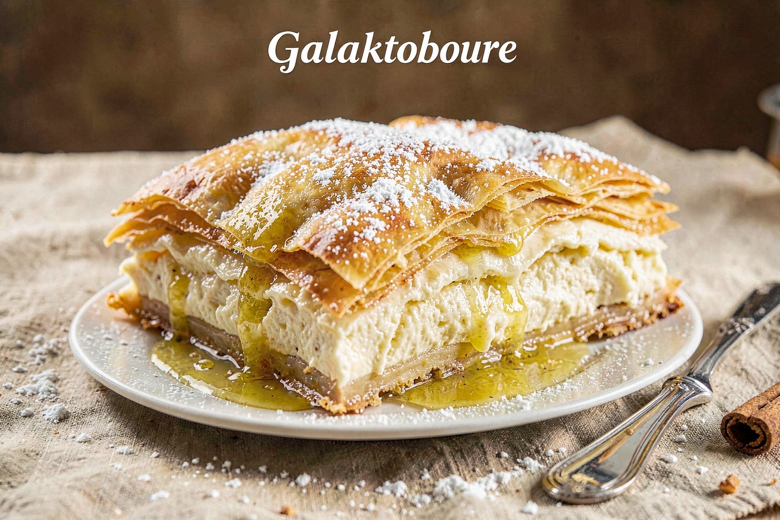 Classic Galaktoboureko (Greek Custard Pie)