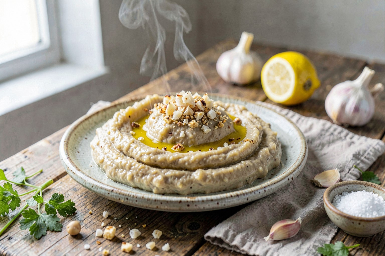 Hummus Baladi (Levantine Garden Tradition)