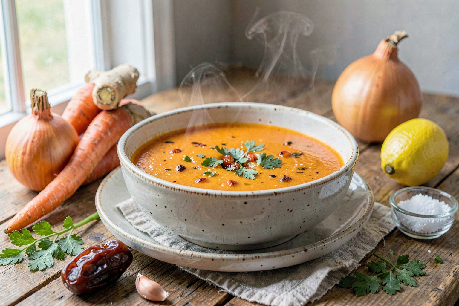 Imperial Valley Carrot & Ginger Soup
