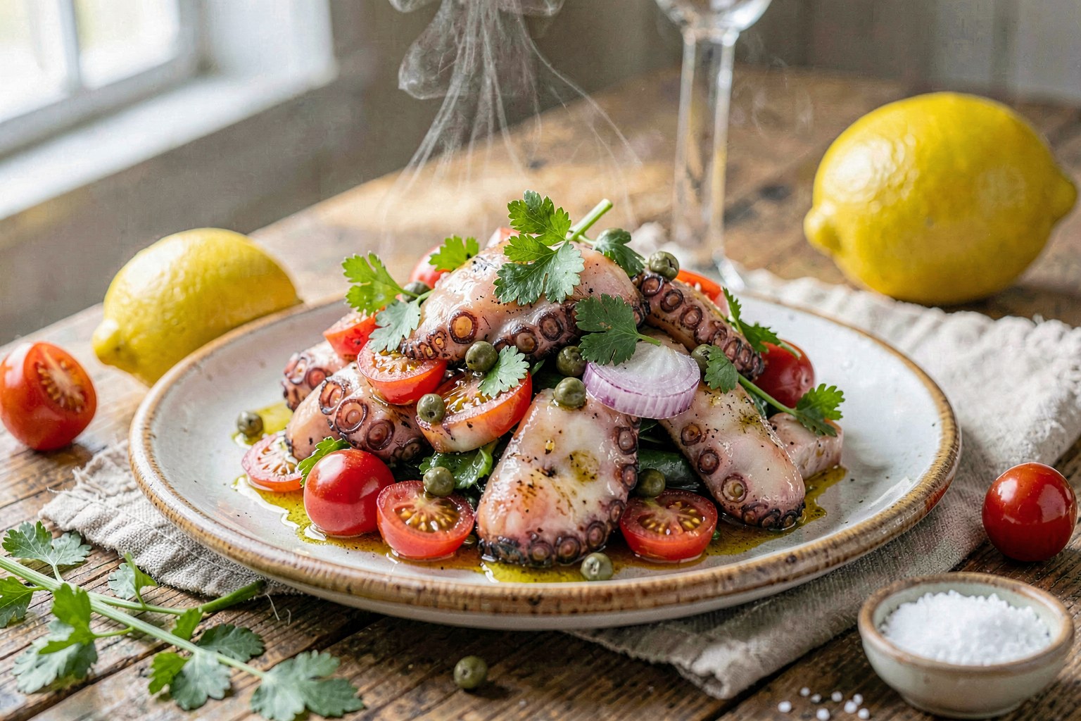 Coastal Insalata di Polpo with Wild-Caught Octopus