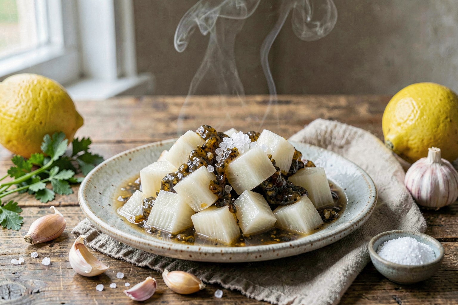 Jjok-gi (Traditional Salted Radish Ferment)