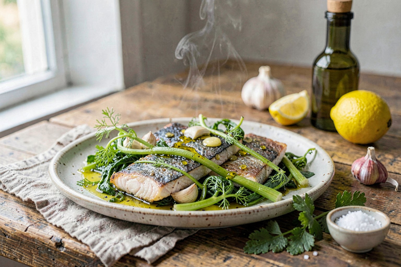 Sautéed Wild Fennel Greens (Kekik-Style)