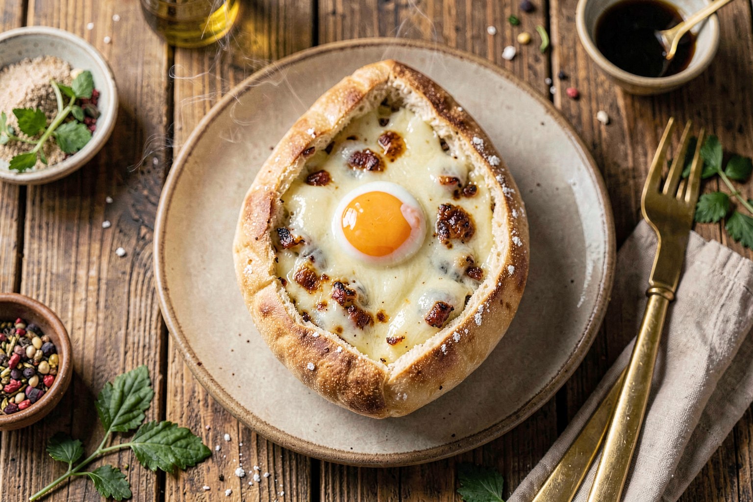 Khachapuri Adjaruli