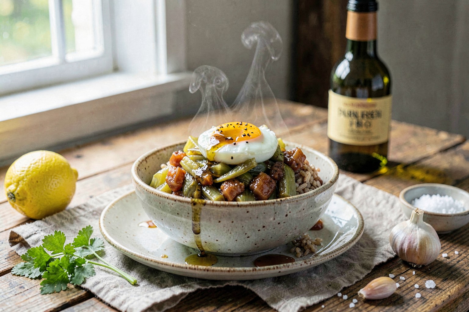 Farm-Fresh Kimchi-Bap with Pasture-Raised Egg