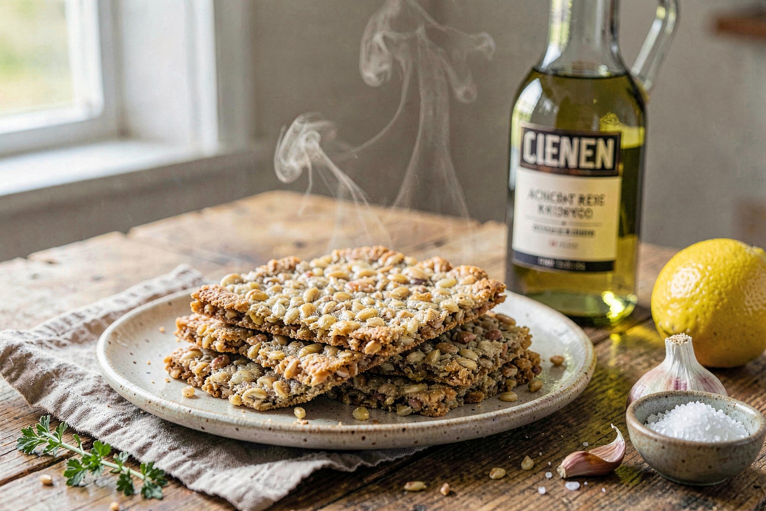 Nordic Clean Krispbrygd: Ancient Rye & Malt Crispbread