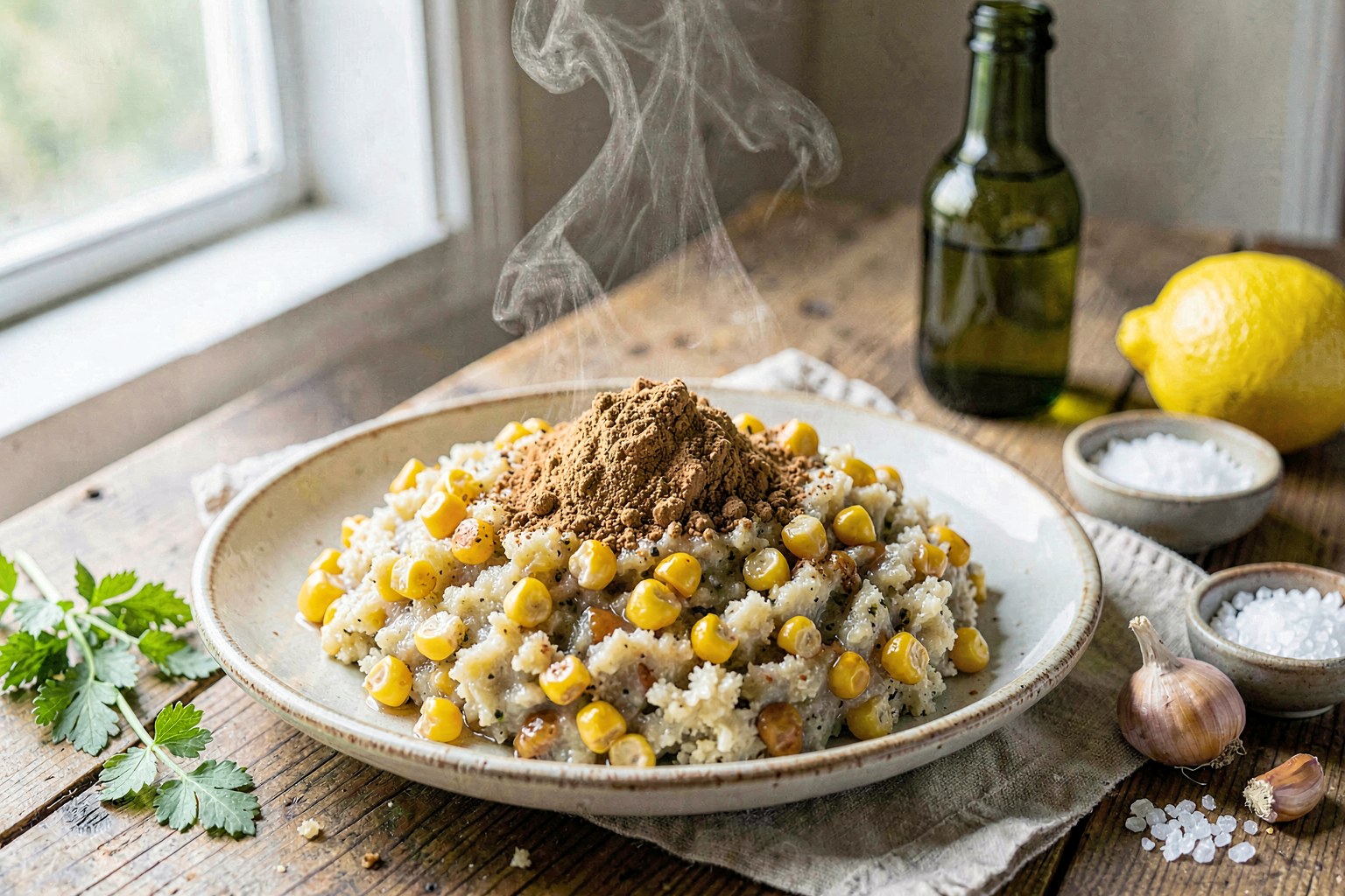 Golden Lucuma & Andean Corn Porridge