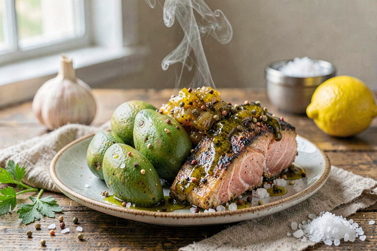 Ayurvedic Modern Mango Pickle with Wild Salmon