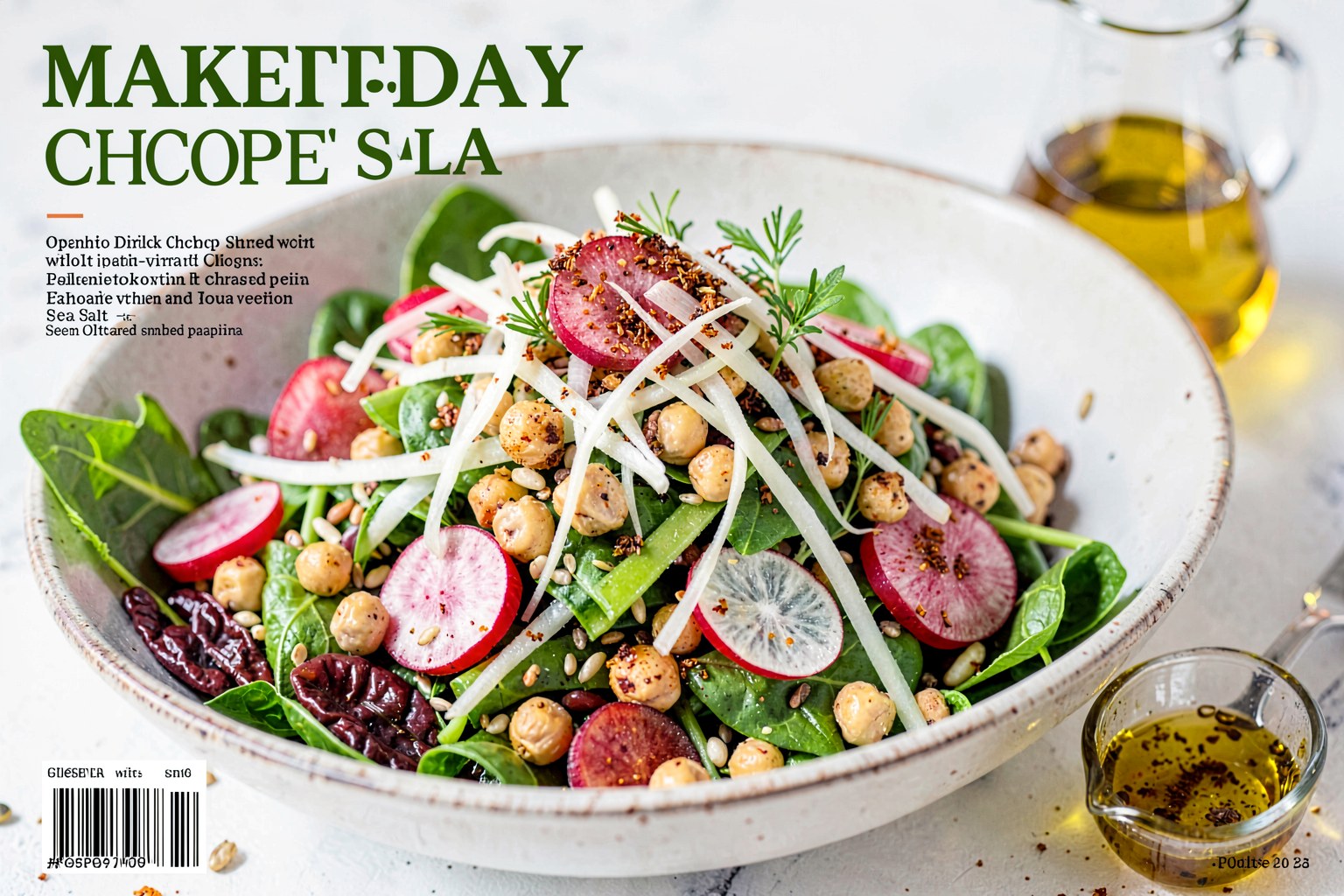 Market-Day Chopped Salad with Shaved Fennel & Roasted Chickpeas