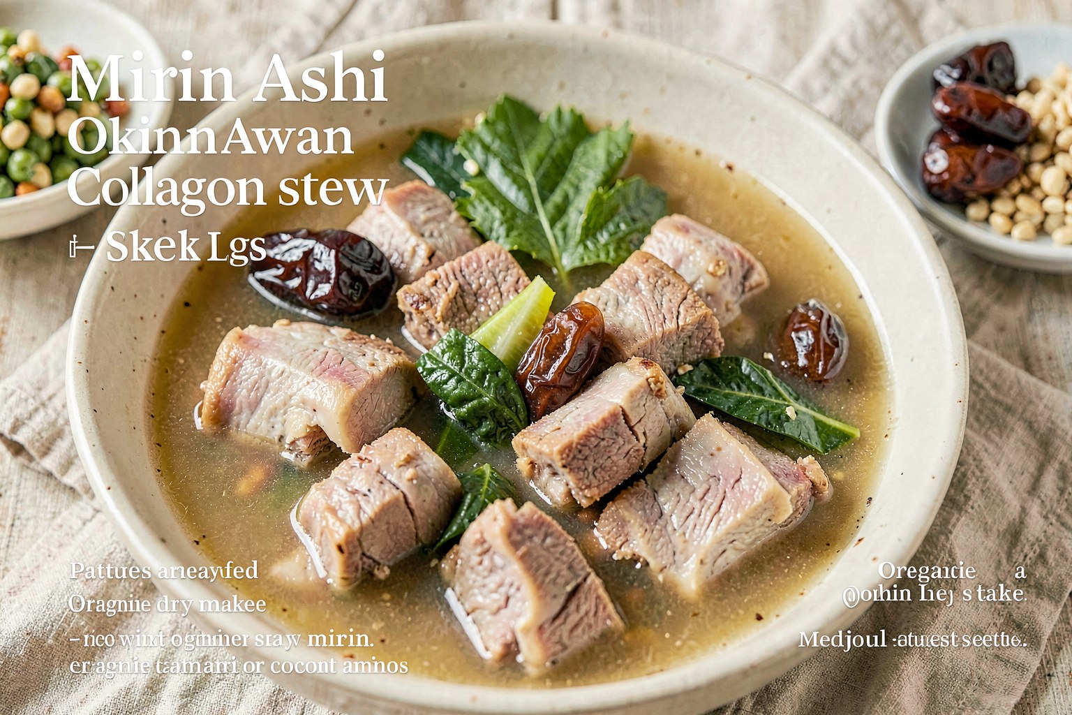 Mirin Ashi (Sake Legs) — Okinawan Collagen Stew