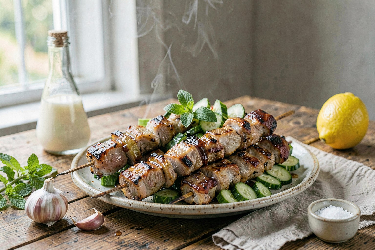 Moo Ping (Thai Fresh-Herb Tradition)