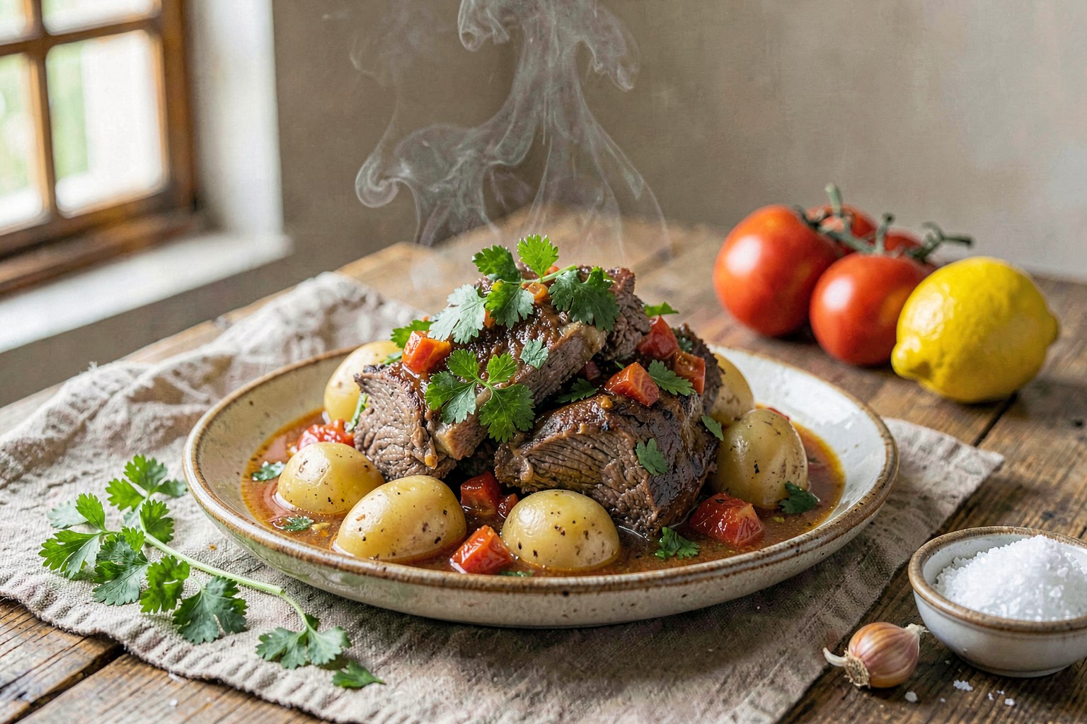 Ojja: Moroccan Souq Green Stew with Pastured Lamb