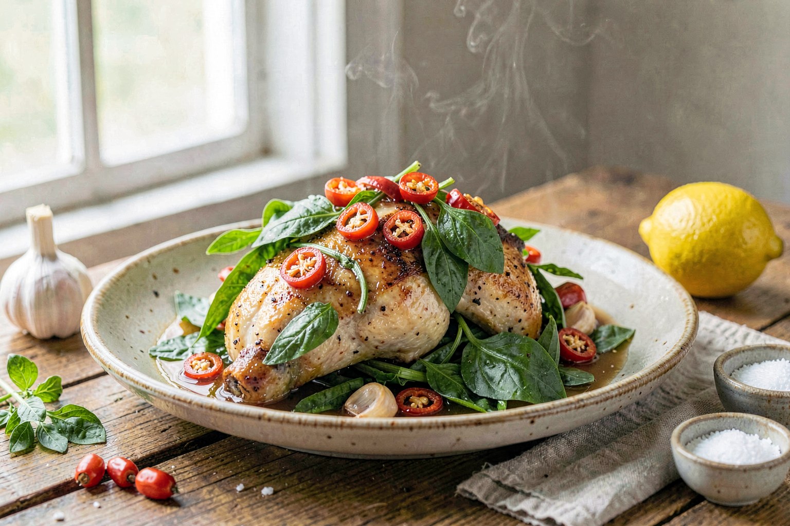 Pad Krapow Gai: Fire-Sautéed Pasture-Raised Chicken with Holy Basil