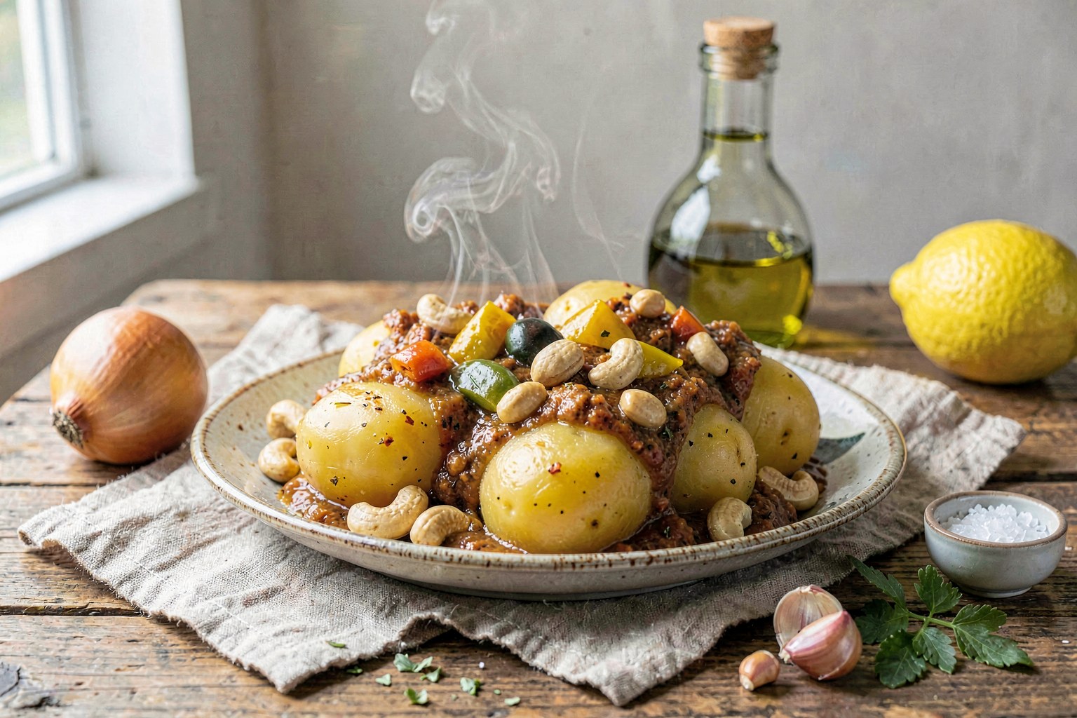 Papa a la Huancaína (Andean Yellow Pepper & Olive Oil)