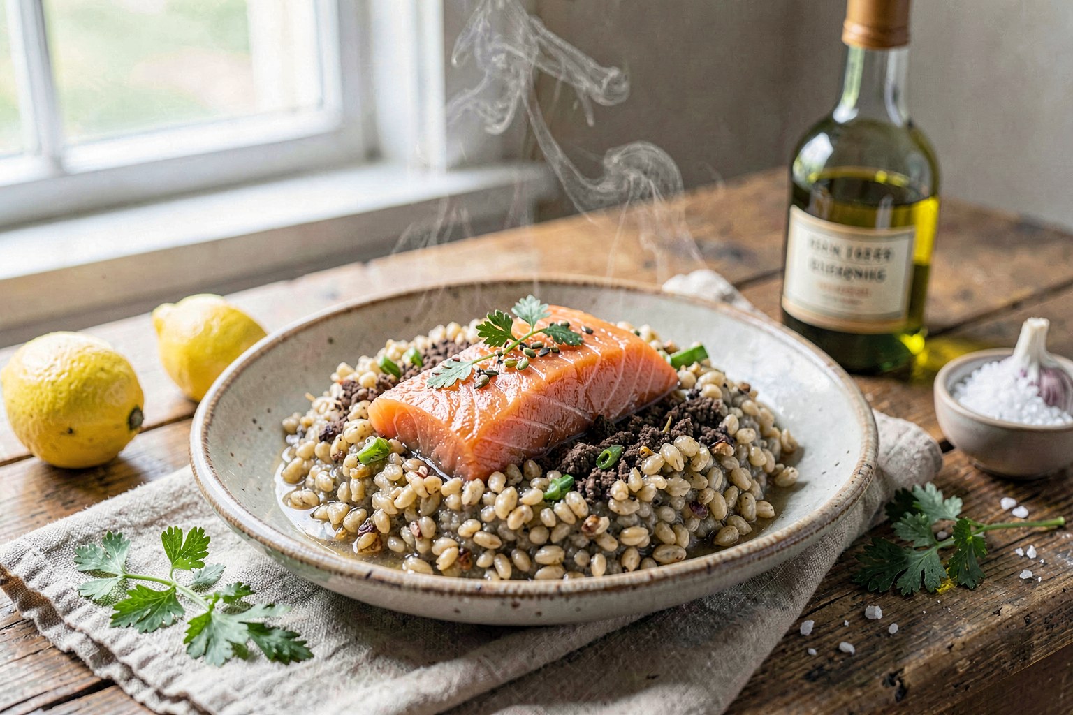 Rågkryddig Gröt (Nordic Cold Grain Bowl)