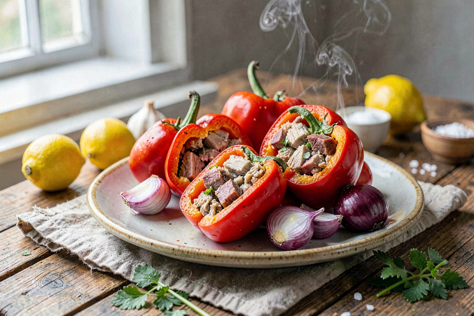Cusco-Style Rocoto Relleno with Grass-Fed Lamb and Pasture-Raised Pork