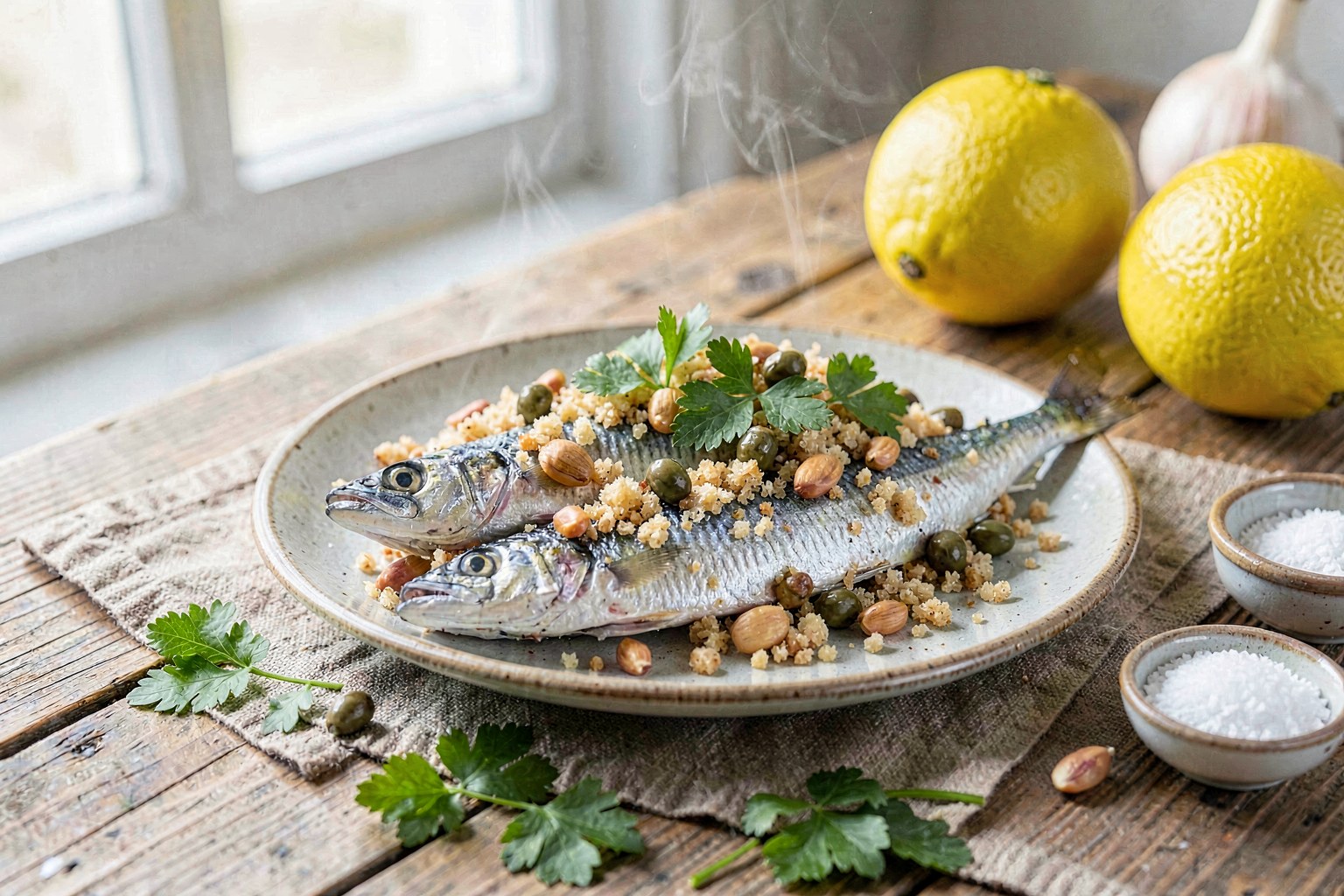 Sarde a Beccafico Siciliano (Coastal Italian Tradition)
