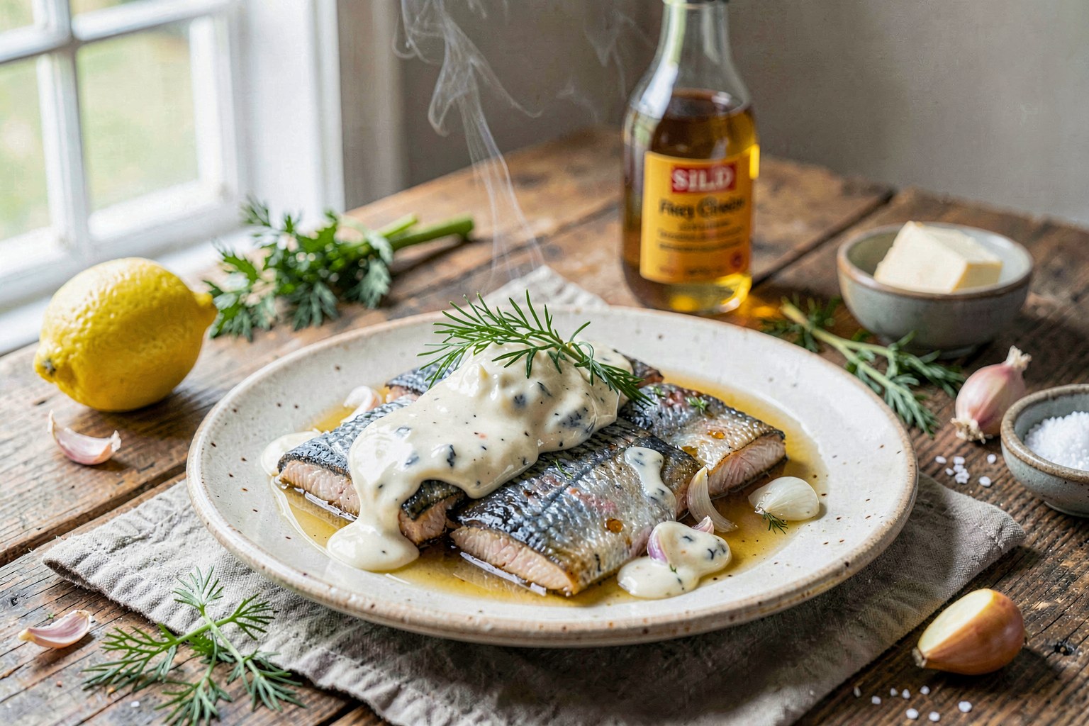 Sild med Gräddsås (Nordic Clean Tradition)