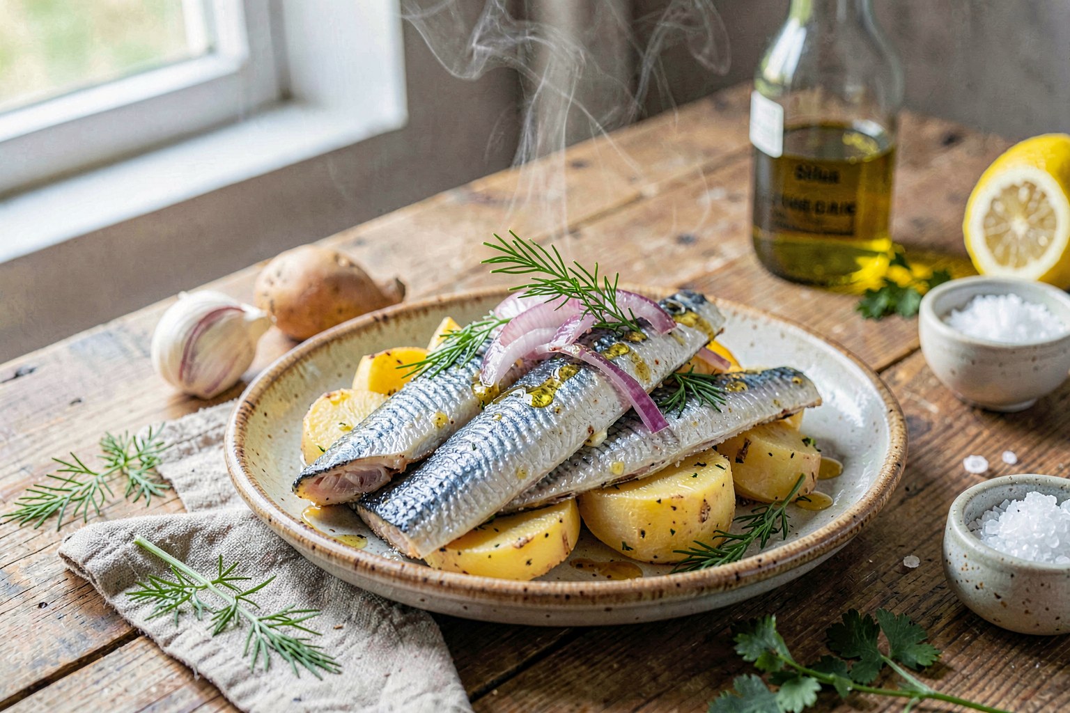 Sild och Gulpotatis: Nordic Clean Herring & Gold Potatoes