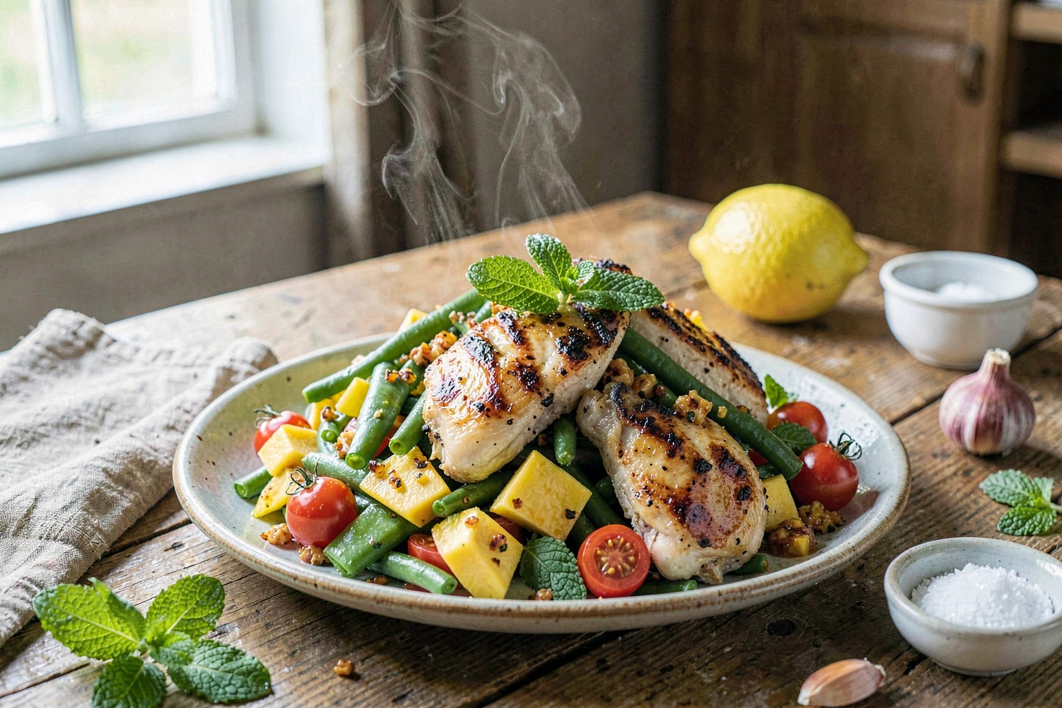 Som Tum Na Tam (Green Mango Salad with Prik Nam Pla)