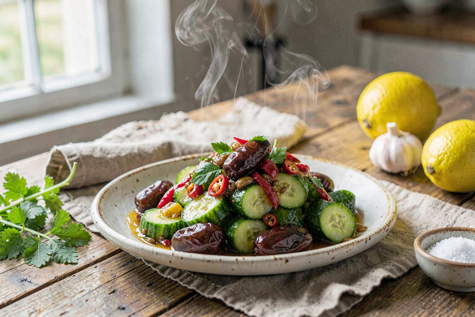 Suan Nam Prik: Fresh-Herb Pickled Cucumber & Chili Relish