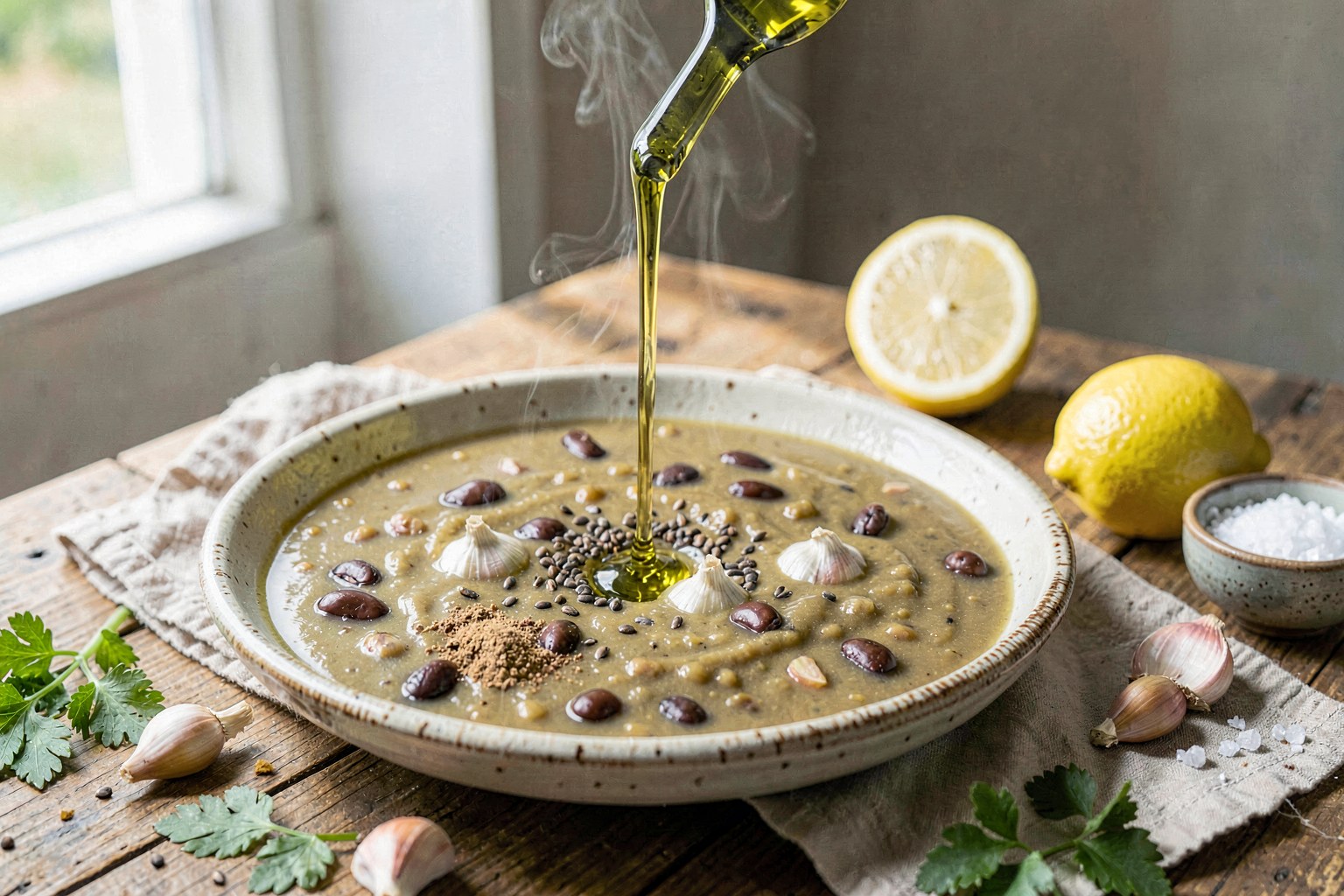 Syrian Shorbat Foul (Levantine Garden Tradition)