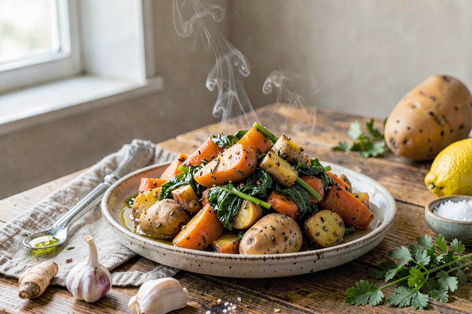 Spicy Vegetable Tibs (Za'atar-Infused Ethiopian Sauté)