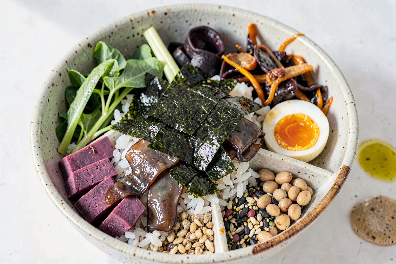 Ukameshi: Okinawan Seaweed & Purple Sweet Potato Rice Bowl