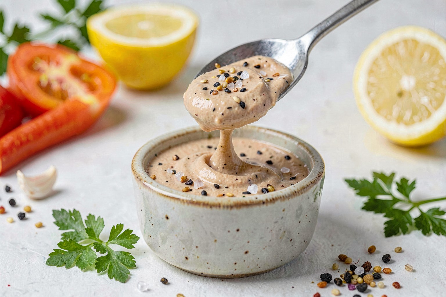 Whipped Tahini with Garlic & Lemon