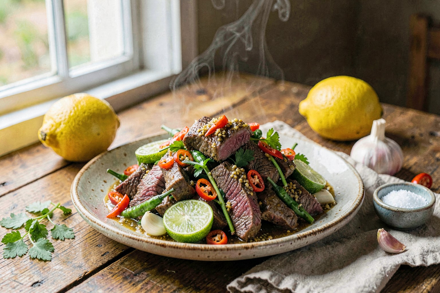 Yum Nuea Ngua: Northern Thai Herb-Forward Beef Salad